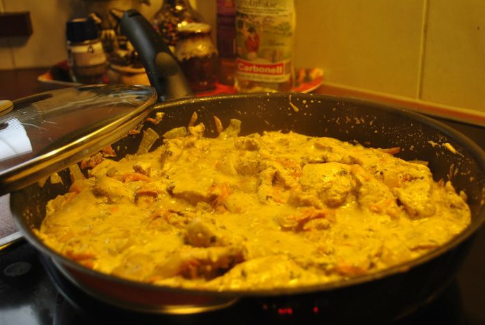 Филе курицы в сметане