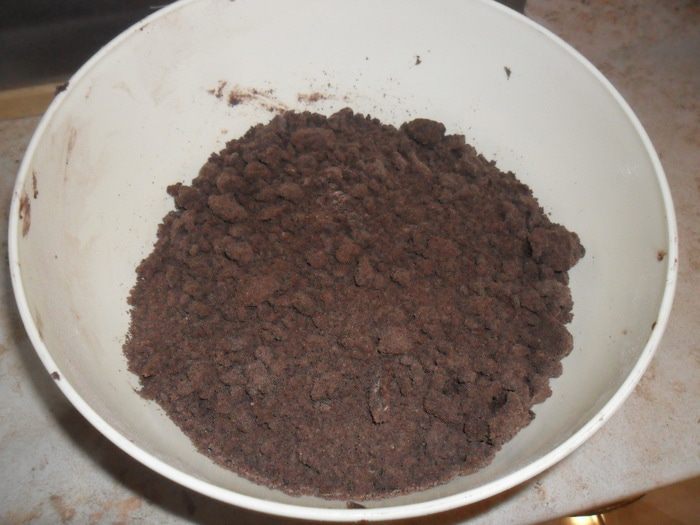 Шоколадно-творожный пирог