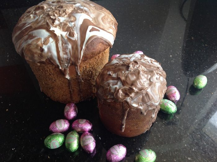 Кулич пасхальный шоколадный