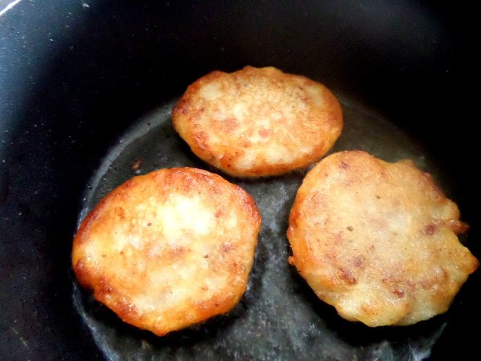 Оладьи с фаршем