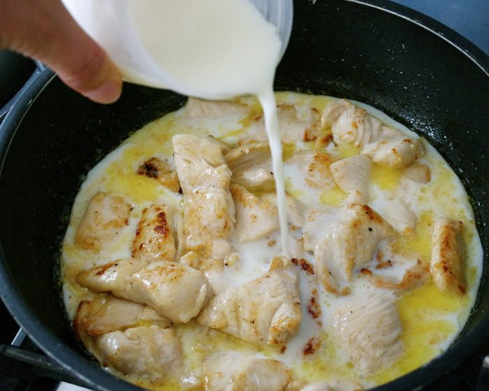 Курочка в молоке 