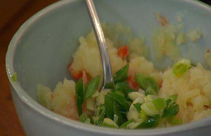 Биточки с раковыми шейками