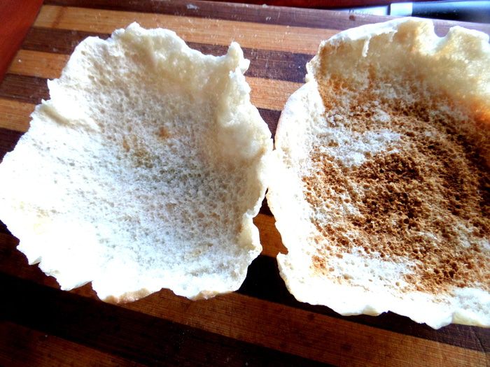 Фруктовый салат в съедобной тарелке