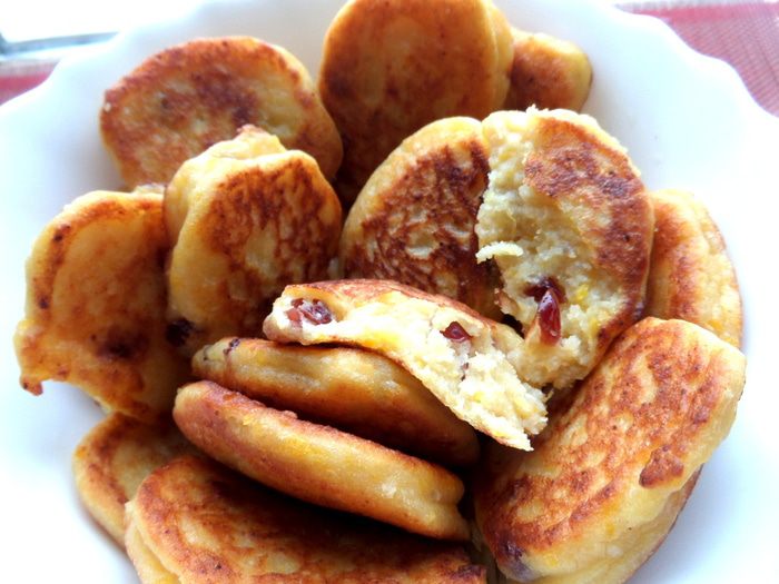 Тыквенно-творожные оладушки