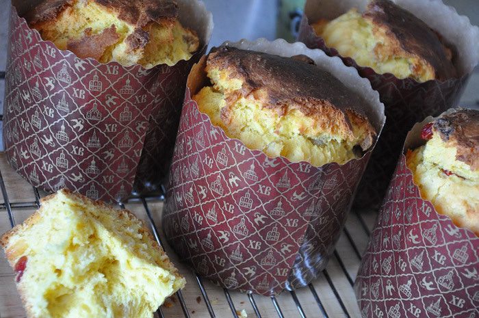 Пасхальный кулич с коньяком 