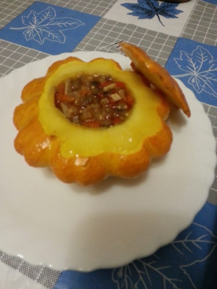 Патиссоны с начинкой