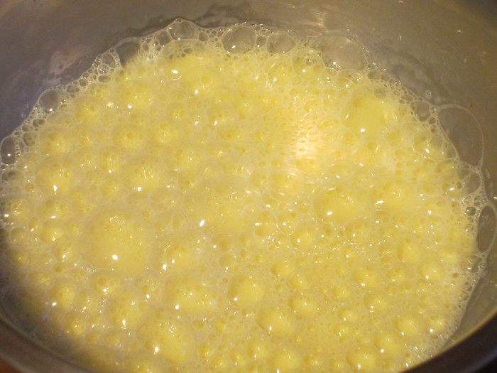 Блинный торт с лимонным курдом