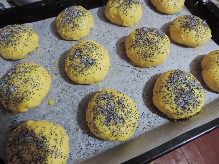 Тыквенно-творожные булочки