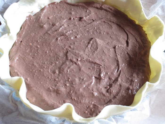 Тарт с маскарпоне и грецкими орехами