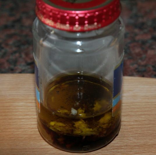 Овощной салат с маринованной свеклой