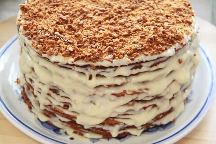 Медовик &amp;quot;Пряничный&amp;quot; с кокосовым кремом