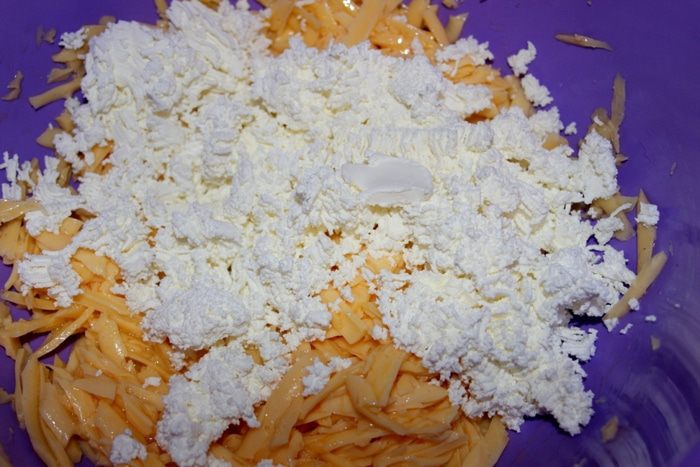 Пирог с сыром и творогом