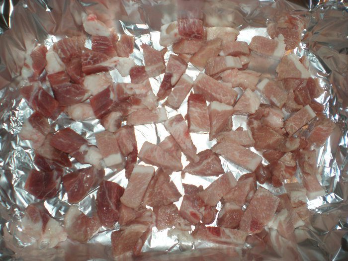 Мясная слоёнка.