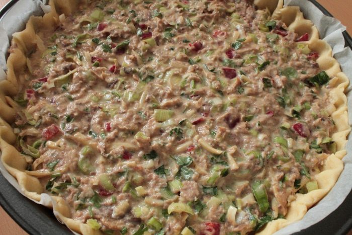 Пирог с тунцом