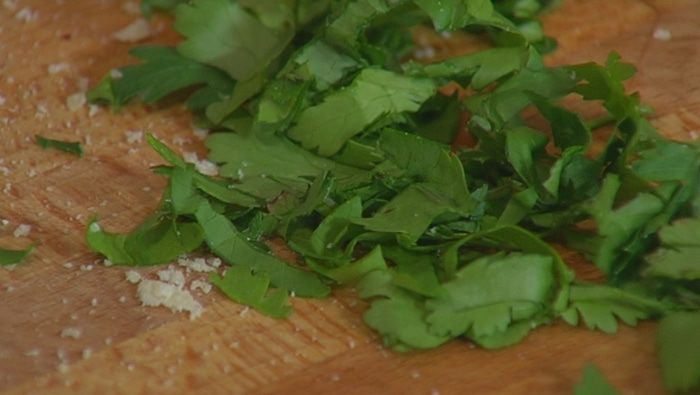 Фриттата с зеленым горошком и картофелем 