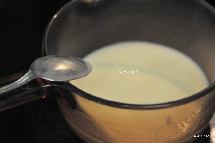 Яблочный кекс с глазурью