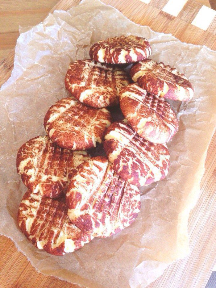 Рассыпчатое печенье с корицей