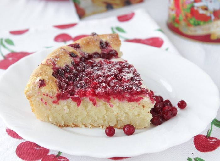 Пирог с рикоттой и белым шоколадом