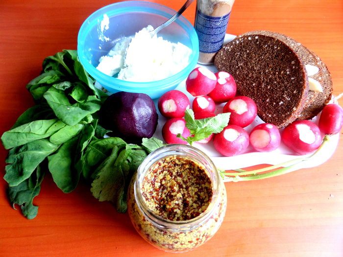 Закуска &amp;quot;Редиска на творожке&amp;quot;