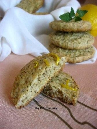 Лимонное печенье с заваркой &amp;quot;Молочный улун&amp;quot;