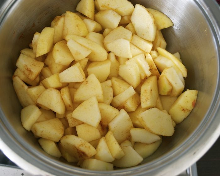 Яблочный пирог по-польски