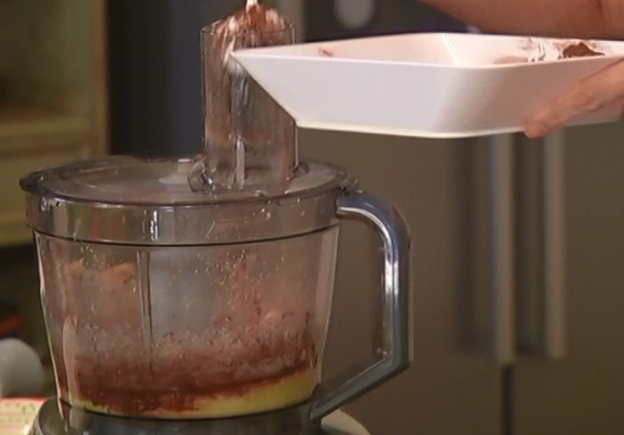 Шоколадное печенье с грецкими орехами 