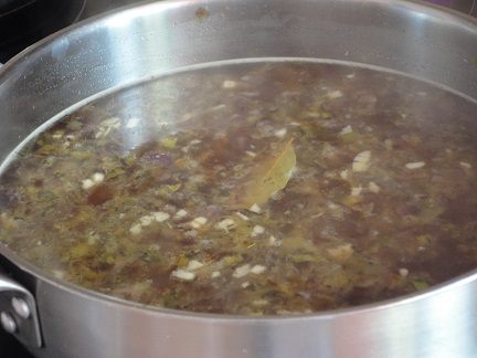 Луковый суп с крутонами