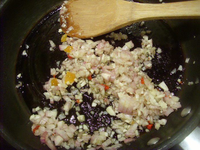 Свиные кармашки с абрикосовым чатни