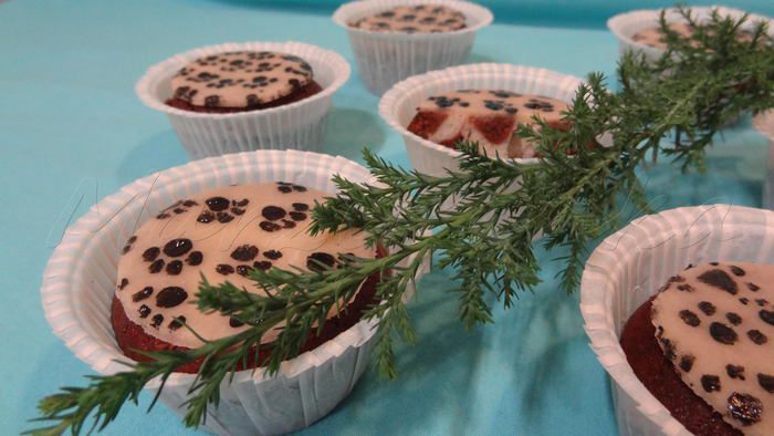 Маффины &amp;quot;Леопардовые лапки&amp;quot;