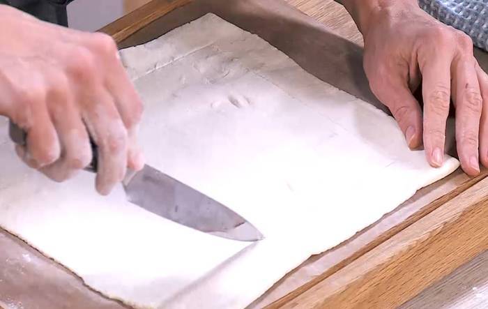 Пирог с помидорами черри и фетой 