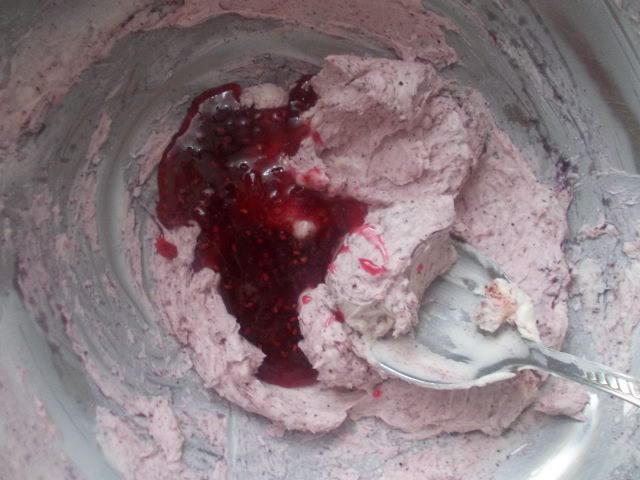 Печенье малиново-ореховое