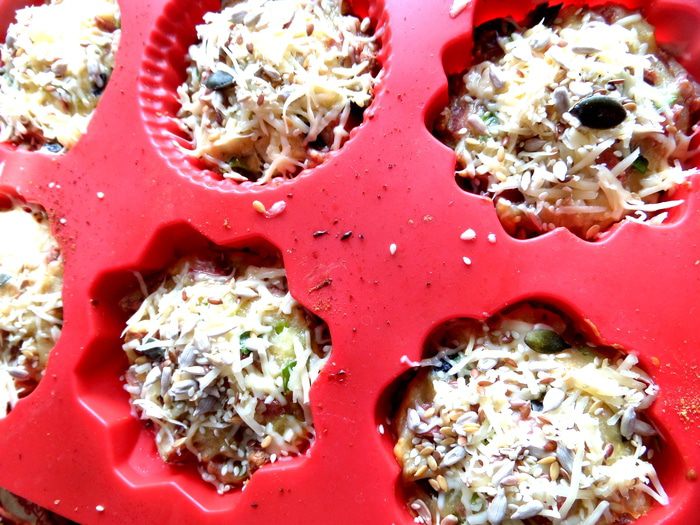 Закусочные овощные кексы