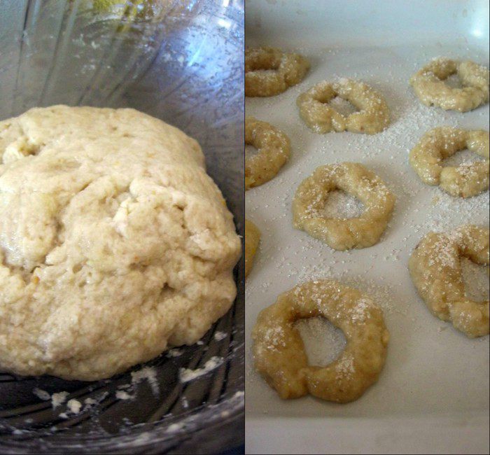 Итальянское печенье с орехами и белым вином