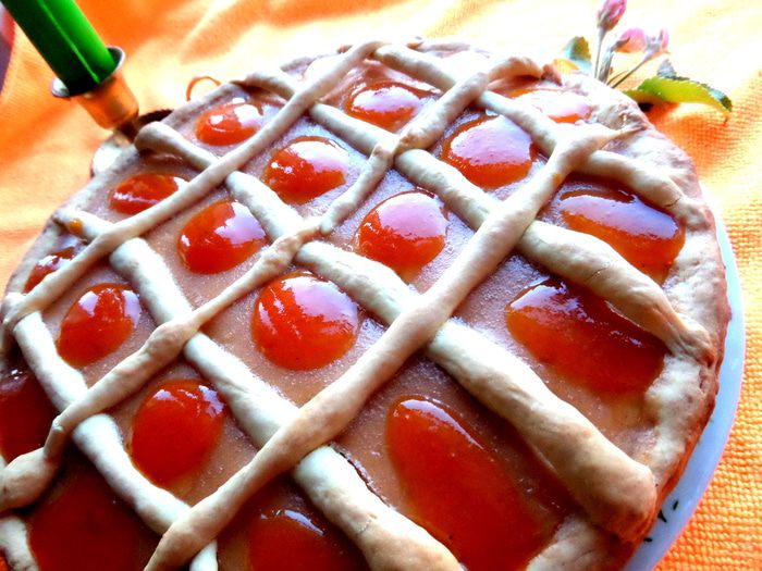 Банановый пирог на песочной основе