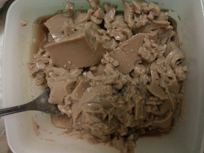 Творожный тирамису с кусочками какао-желе