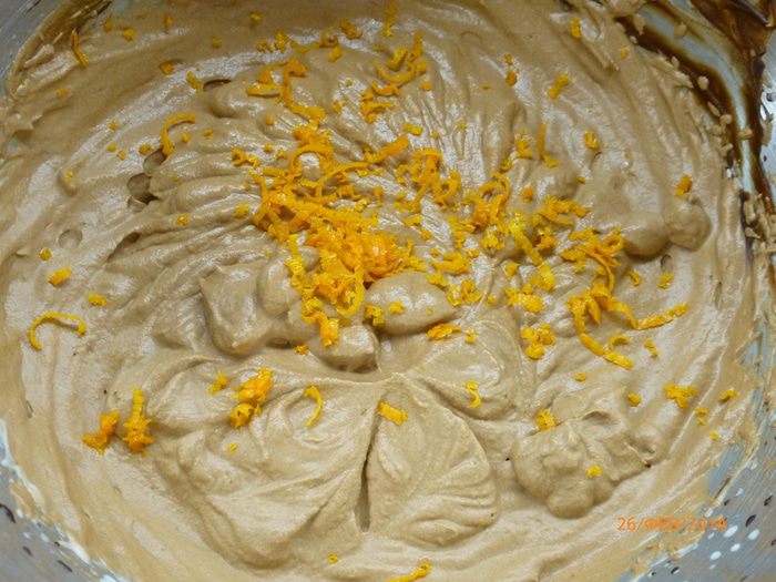 Блинчатый пирог с апельсинами