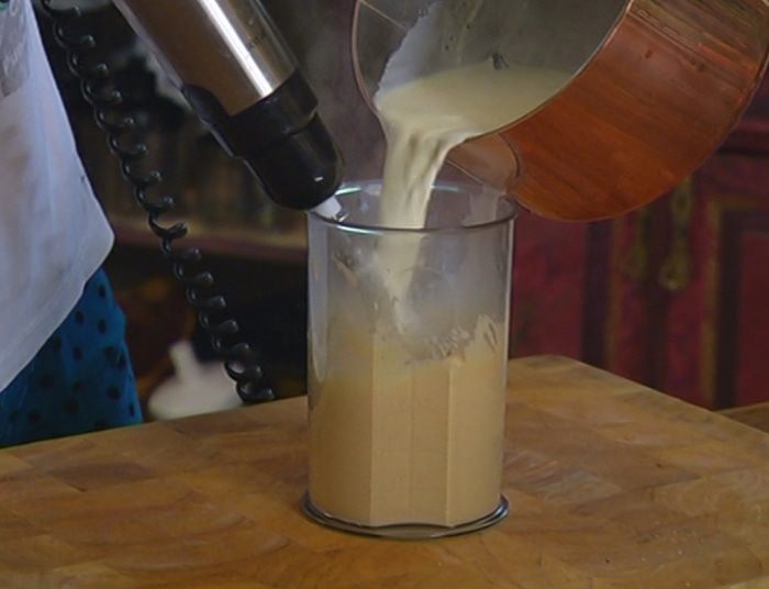 Крем-брюле с малиной