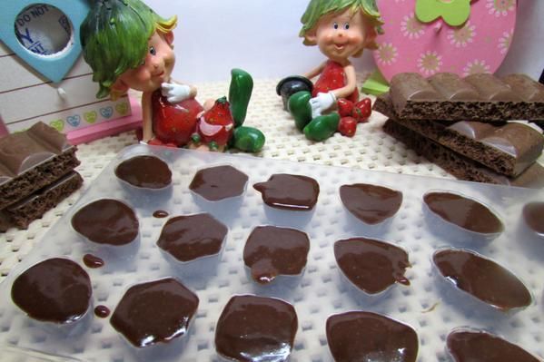 Шоколадно-желейные конфетки