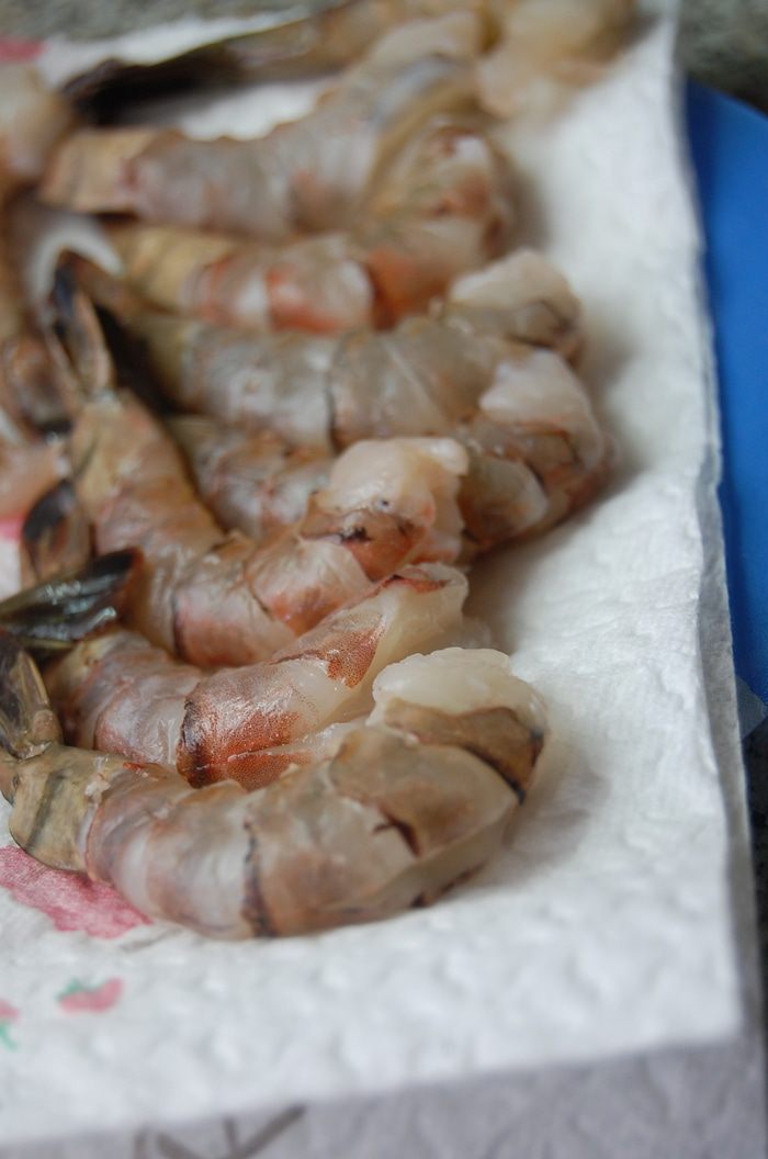 Дважды мускатное ризотто с креветками