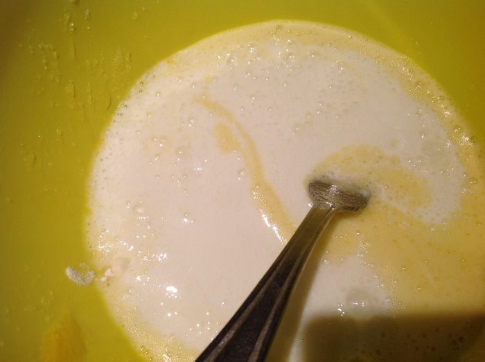 Пирог с малиной