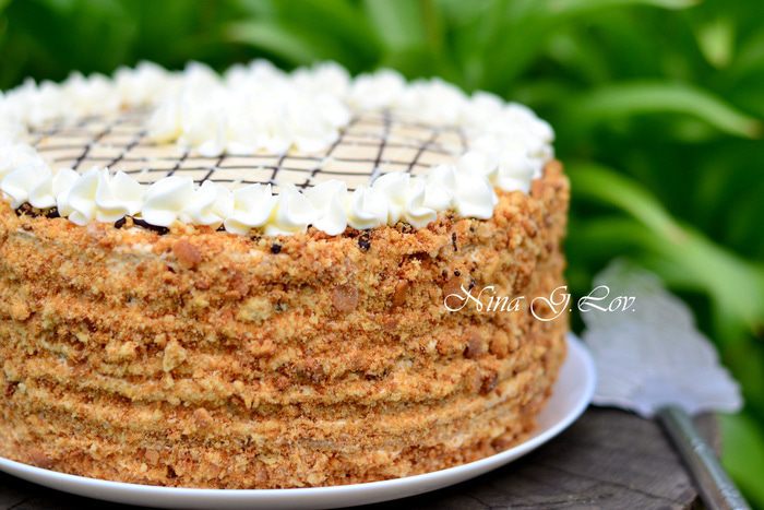 Арахисовый торт &amp;quot;Коровка&amp;quot;