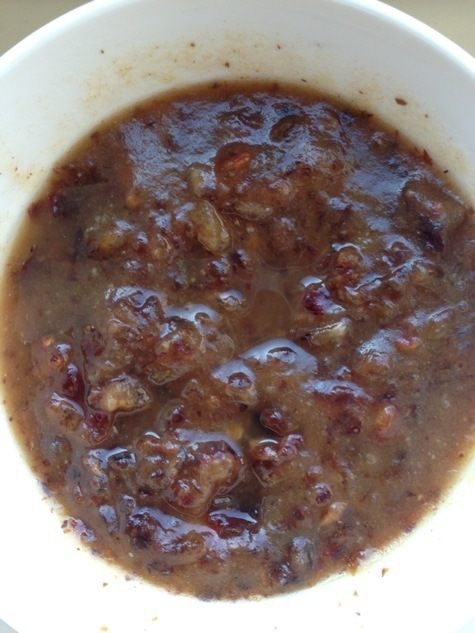 Пудинг &amp;quot;Грех чревоугодия&amp;quot; с финиками и орехами под апельсиново-коньячным соусом 