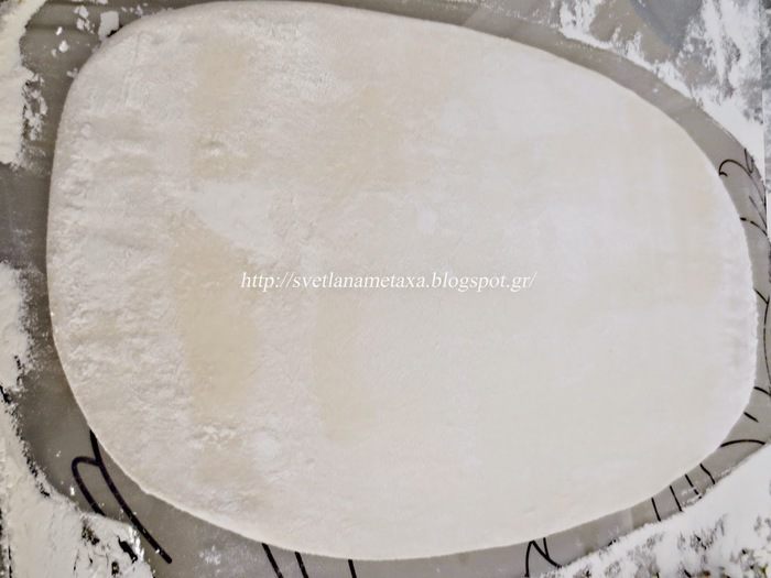 Пирог из теста фило с медово-ореховой начинкой