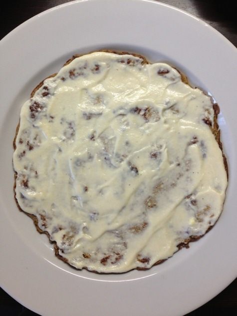 Печеночный торт с яблочным кремом