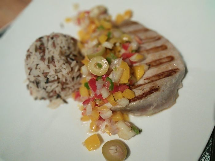 Филе тунца с грушевой сальсой &amp;quot;Медитерран&amp;quot; 