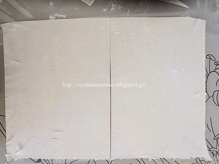 Пирог из теста фило с медово-ореховой начинкой