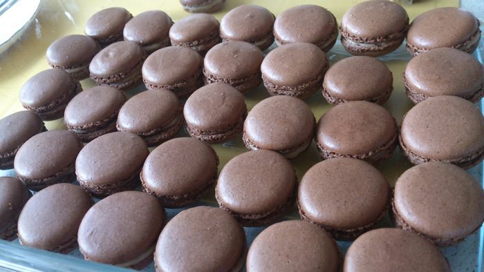 Печенье &amp;quot;Макарон&amp;quot; с карамельно-шоколадным кремом