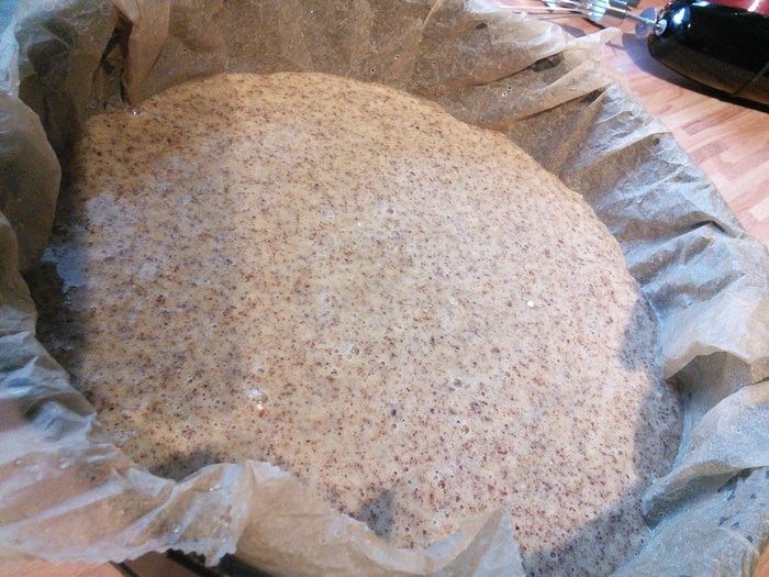 Миндальный слоеный торт