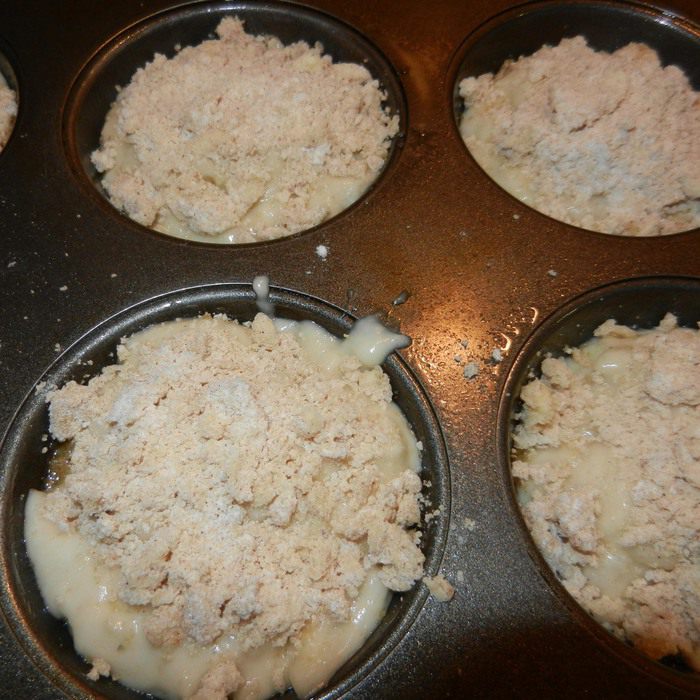 Яблочные кексы &amp;quot;Чудо&amp;quot; (Apple Streusel Muffins)