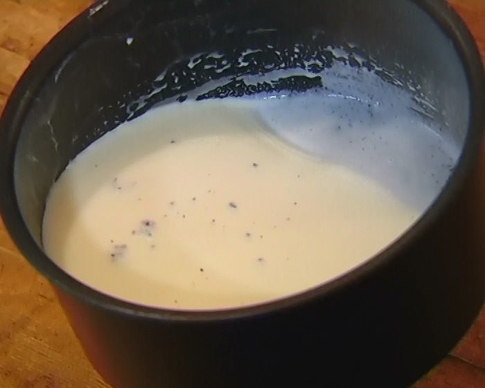 Йогуртовая панна котта с мандариновым соусом